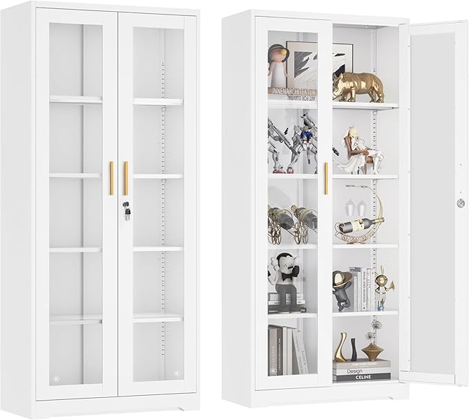 UNICOLY Lockable Display Cabinet