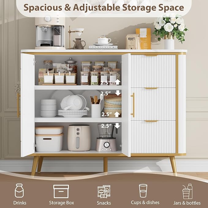 47.3" Modern Buffet Cabinet