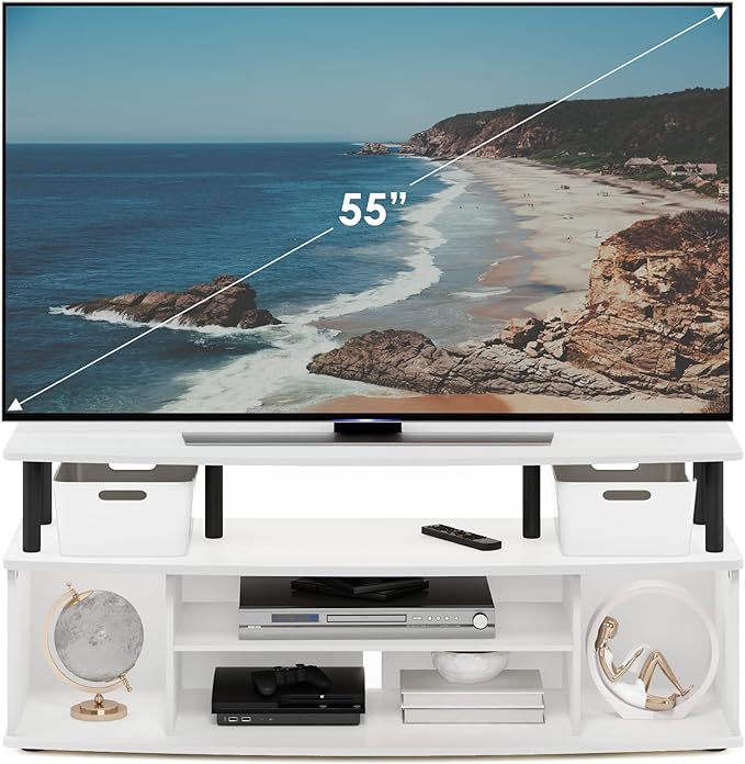 Furinno Jaya Large Entertainment Center Hold up to 55-in TV