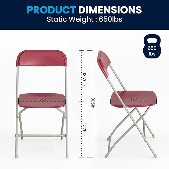 Flash Furniture Hercules Series Plastic Folding Chair