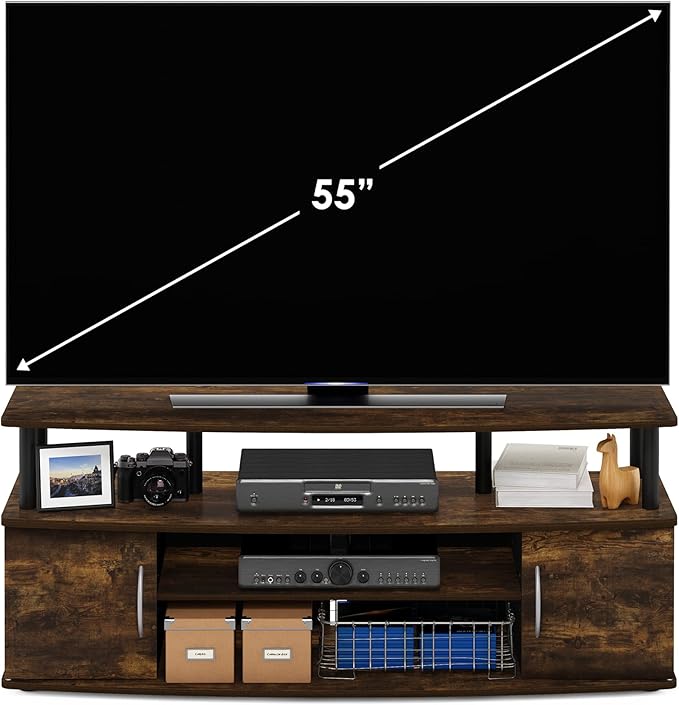 Furinno Jaya Entertainment Center Stand Unit/TV Desk