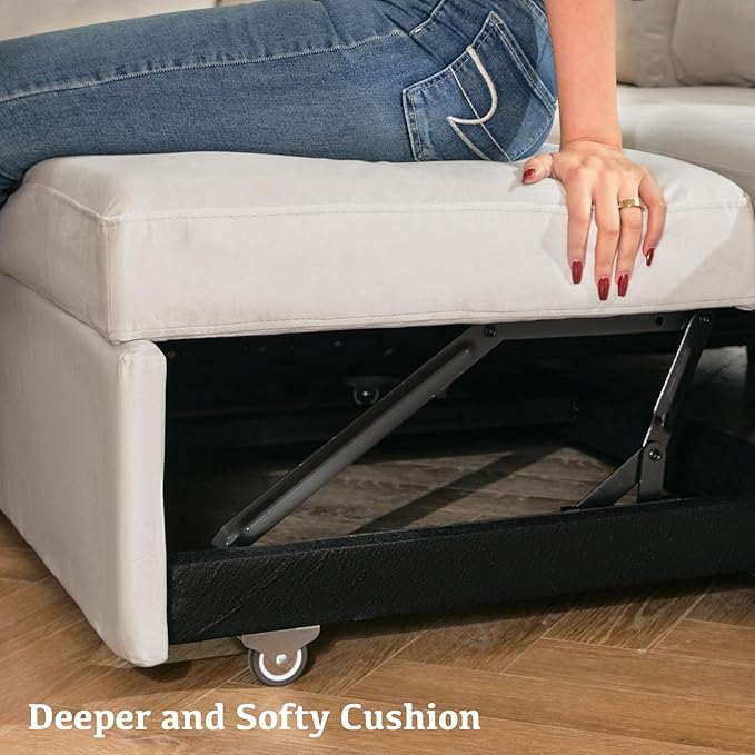 Belffin Modular Sectional Sleeper Sofa