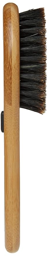 Bamboo Groom Oval Bristle Brush w/Natural Boar Small