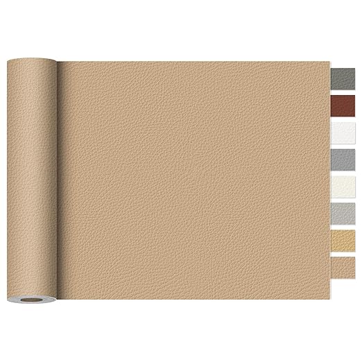 Leather Repair Tape, 16 x 30 Inches Self Adhesive Leather Repair Patch，Leather