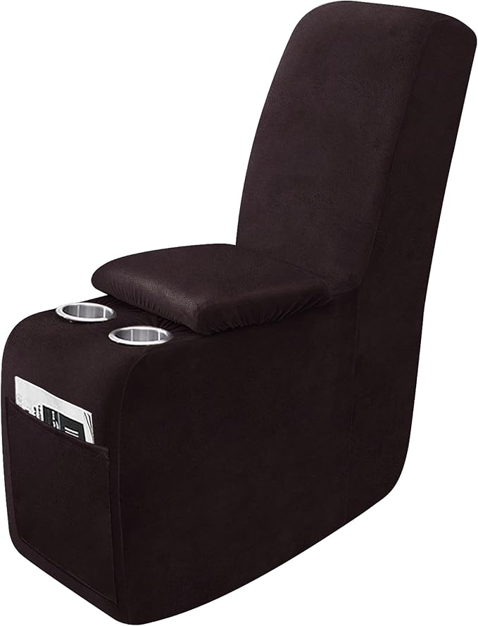 ANARACHON Leather Look Recliner Console Cover