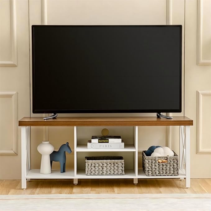 GAZHOME TV Stand for TV up to 55 Inches, TV Cabinet