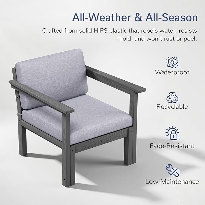 Stoog Modular Armchair with Removable Arms