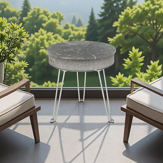 Louis Donné Smart Side Table, Foldable End Table