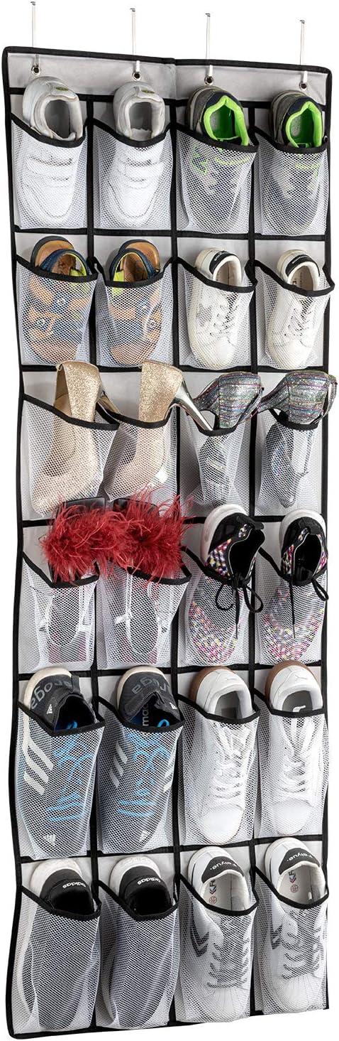 SAVERHO Hanging Shoe Organizer, Over The Door Shoe Organizer