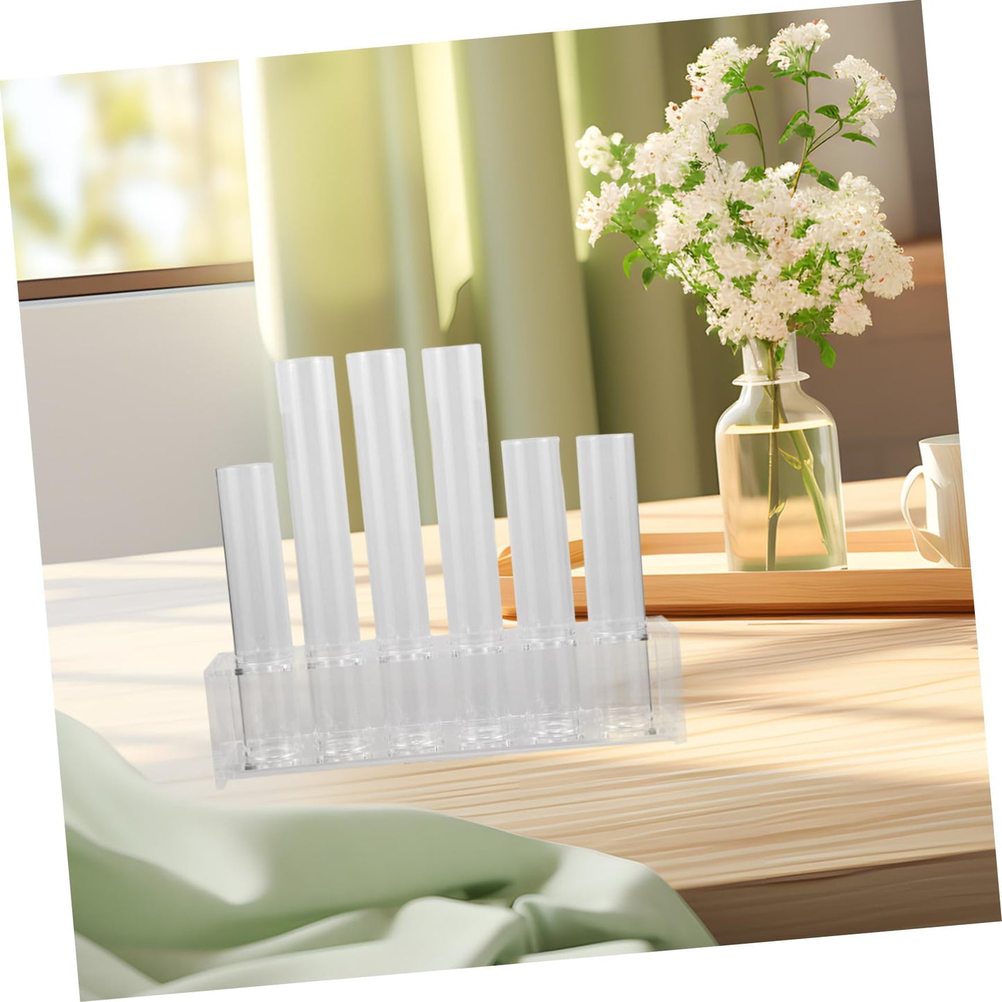 YARNOW Test Tube Plant Propagation Station Water Tube for Flowers Glass Vase for Green Plants Terrarium Jar