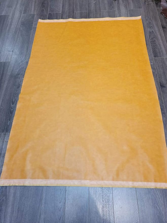 Caramel Light Tan Soft Faux Vegan PU Leather Fabric Sheet by The Yard Synthetic