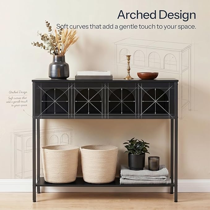 HOOBRO Console Table, Entryway Table