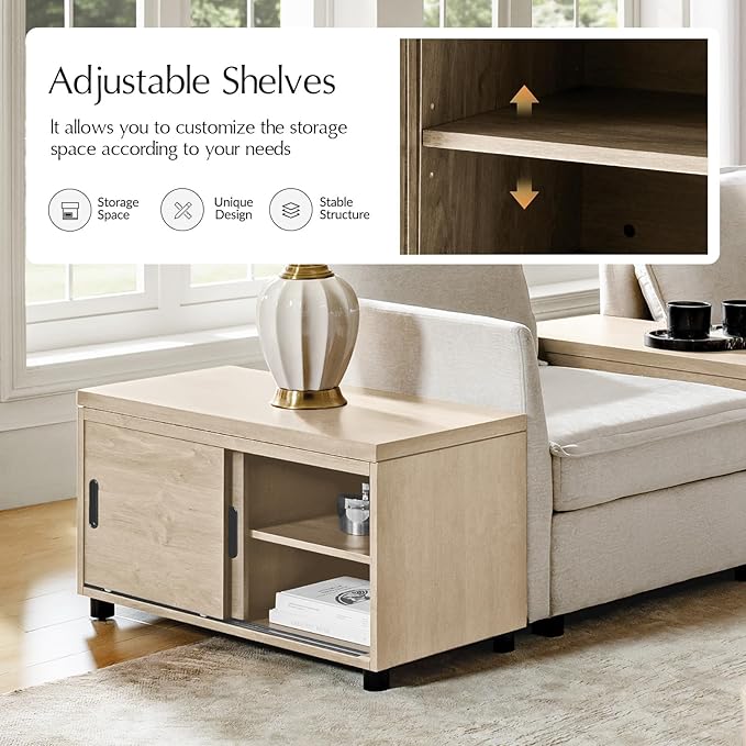 HULALA HOME Sofa Side Table