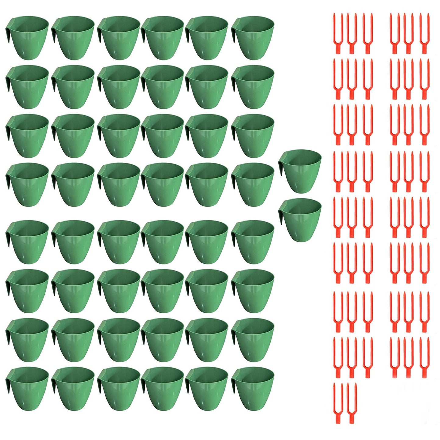 ordinarYone Breathable Strawberry Propagation Cups with Runner Forks for Root Rot and Promoting Growth in High Hu