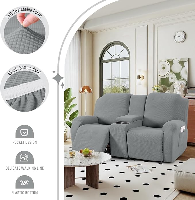 TAOCOCO Loveseat Recliner Cover