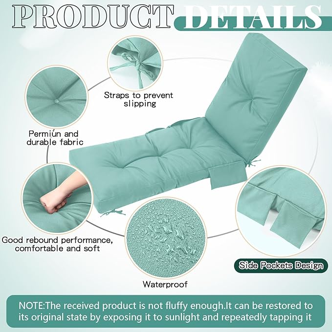 Outdoor Chaise Lounge Cushions
