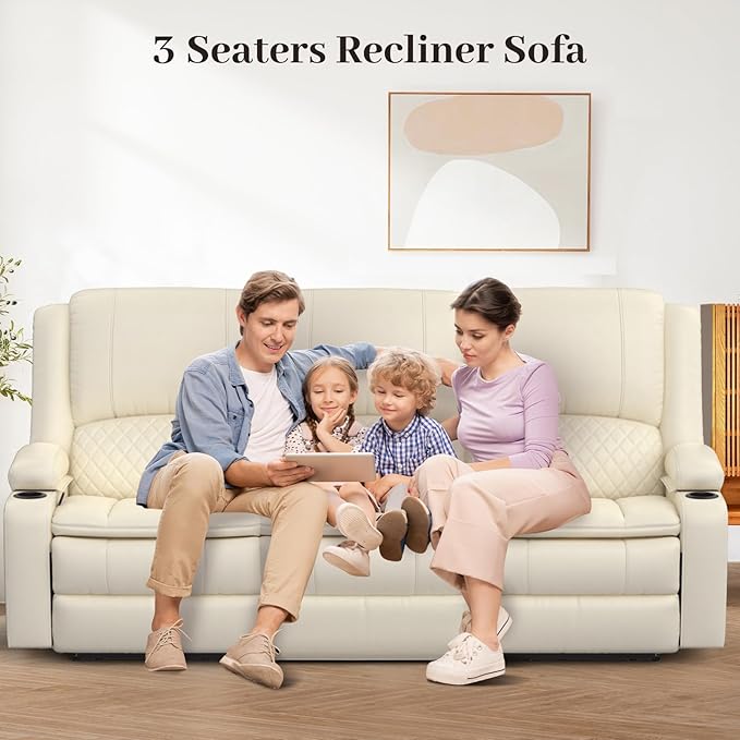 Yolsali 3 Seater Recliner Sofa Set