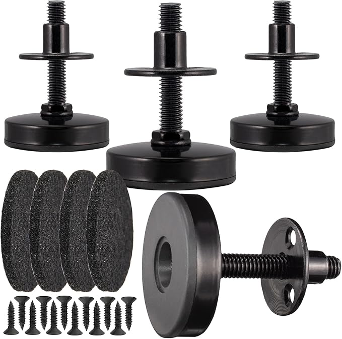 NEWBYTEK 3/8-16 Adjustable Leveling Feet Heavy Duty
