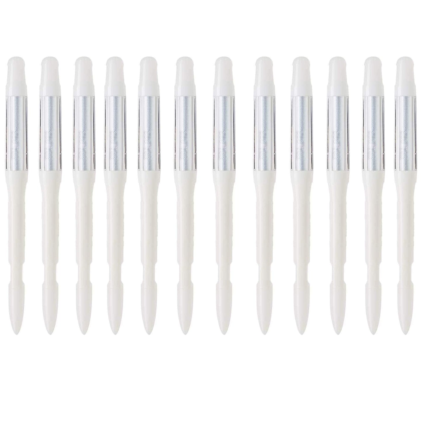 IPPINKA Sustee Aquameter, White, Small, Bundle of 12, Soil Moisture Meter for Potted Plants - Plant Water Sensor (Refillable Style)