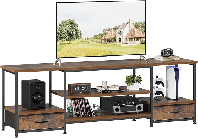 DUMOS 63 inch TV Stand, Entertainment Center