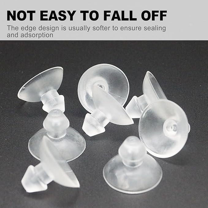 20 Pack 18mm/0.7" Transparent Anti-Collision Suction Cups