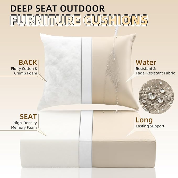 Outdoor Chaise Lounge Chair Cushion