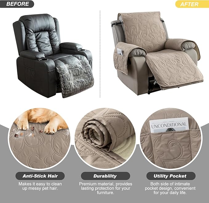 100% Waterproof Recliner Chair Cover, Recliner Chair Covers
