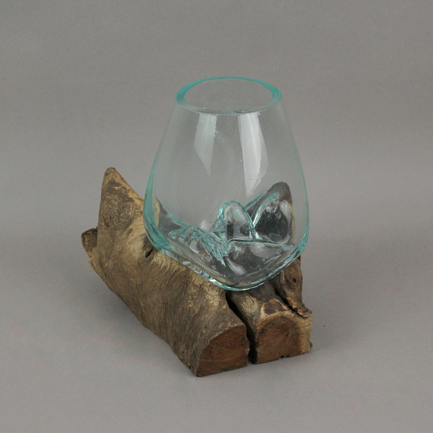 Chesapeake Bay Medium Glass Bowl On Driftwood