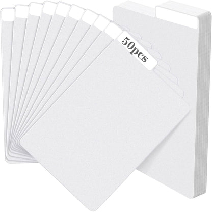 50 Pieces Comic Book Dividers with Tabs,Patient Divider Cards,Card Dividers Comic Book Boards for Storage Boxes 11.22 X 7.24 Inche