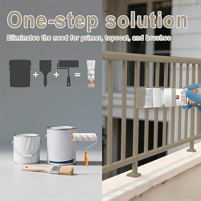 Amber Touch-Up Paint for Furniture, Metal No Sanding, Fast Drying, Water Based