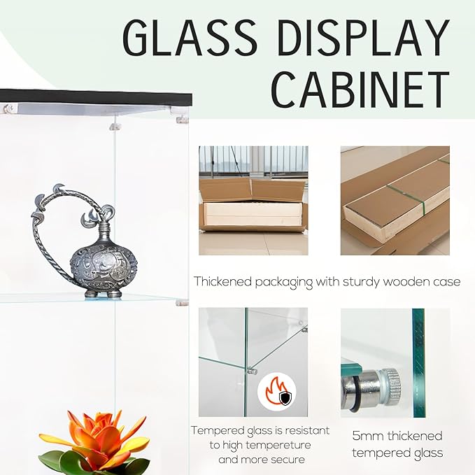FANYUSHOW Glass Display Cabinet
