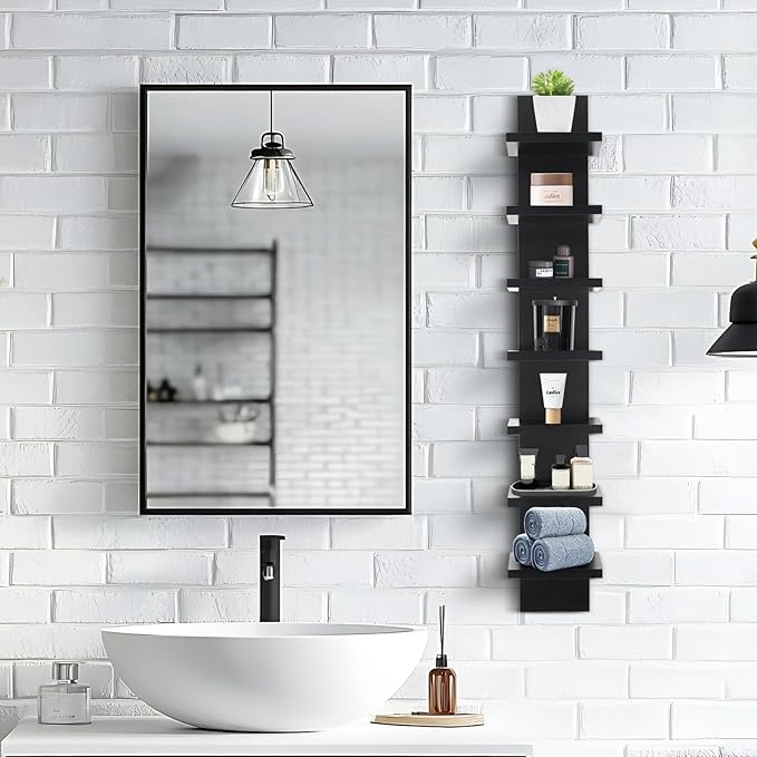Homaterial 7 Tier Vertical Wall Shelf