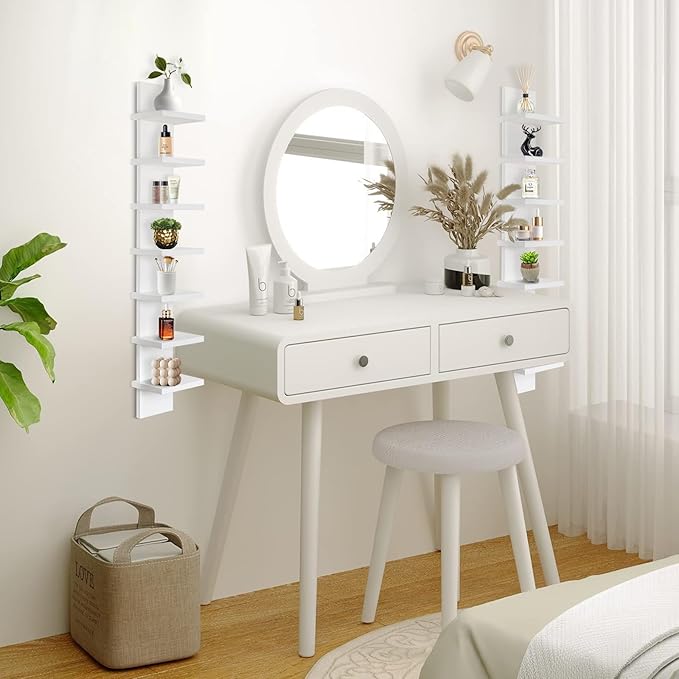 Homaterial Small 7 Tier Vertical Wall Shelf