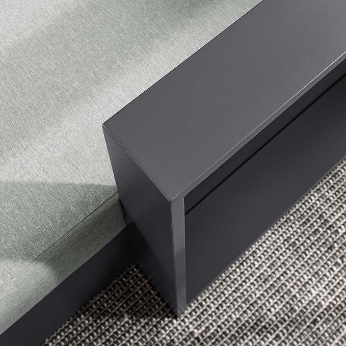 Modway Tahoe Powder-Coated Aluminum Outdoor Chaise Lounge Gray