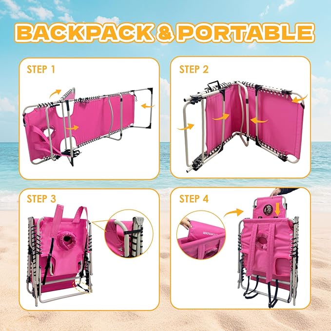 Backpack Sun Tanning Chair