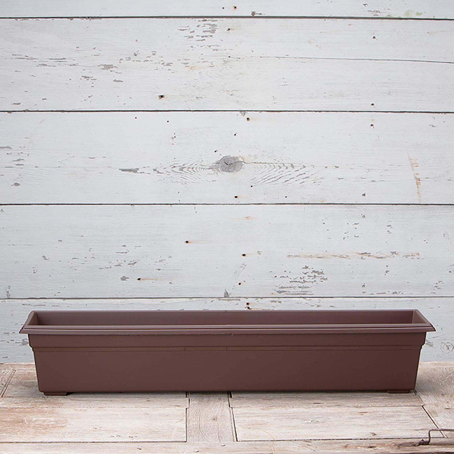 Root & Vessel 16363, Brown, Countryside Flower Box Planter, 36-Inch