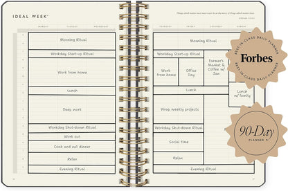 Full Focus Leather Coil Planner by Michael Hyatt - The #1 Daily Planner to Set Annual Goals, Increase Focus, Eliminate Overwhelm, and Achieve Your Biggest Goals - Hardcover (Eggplant)