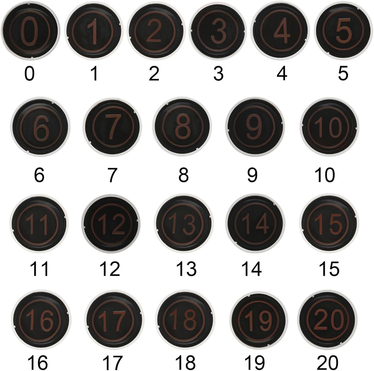 PATIKIL Number Stamps Self Inking, Numeral 6 Number Stamp Teacher Stamp Initial Stamp Ink Stamp for Class Notebook Scrapbooking DIY Craft Style 2, Red Ink