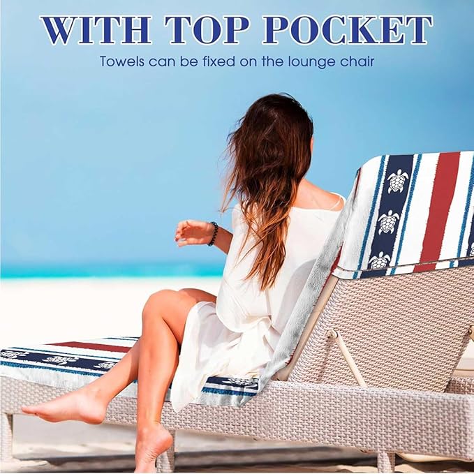 Irisbell Lounge Chair Towel Cover