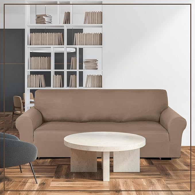 Peryiter 3 Pcs Couch and Loveseat Covers Set Sofa Cover