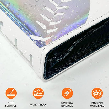 900 Pockets Custom Card Binder, DIY Anime Sports Cover Design, Portable Waterproof Storage Album with Removable Sleeves for Baseball Football Soccer One Piece Cards Collectors