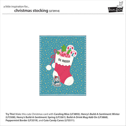 Lawn Fawn LF3914 Christmas Stocking Stand-Alone Die