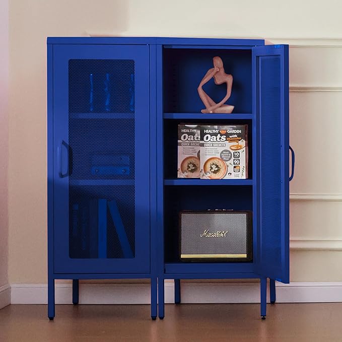 Slim Metal Storage Cabinet