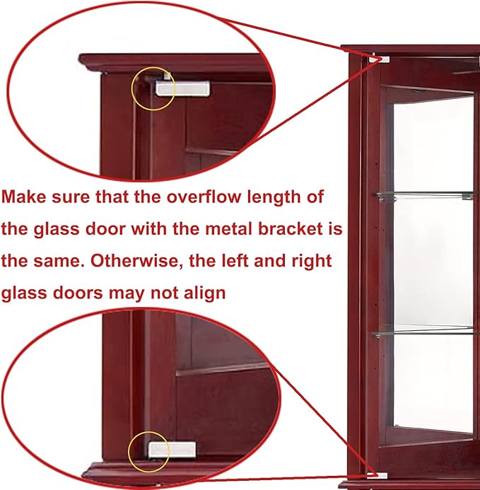 Glass Corner Display Cabinet