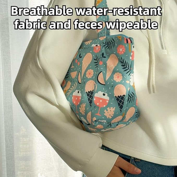 Warm Bird Carrier Bag for Winter Shoulder/Hand Bag Outdoor Portable Travel Carrier with Air Holes for Parakeets Lovebirds Conures Quarkes Caique (Yellow,Small)