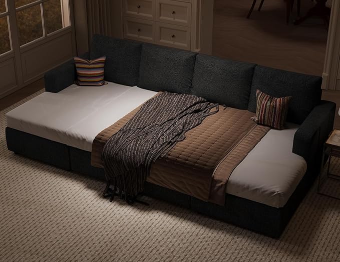 Belffin Modular Sectional Sleeper Sofa Bed