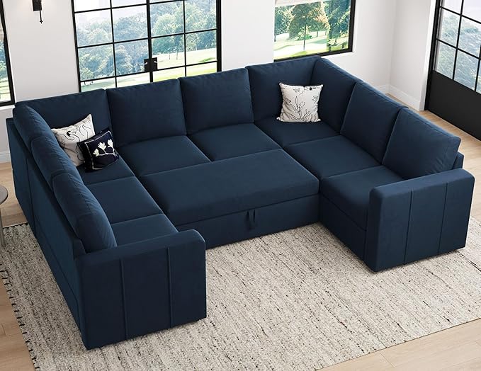 Belffin Modular Sectional Sleeper Sofa Bed