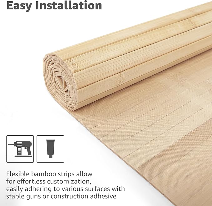 Art3d Natural Bamboo Wall Panel