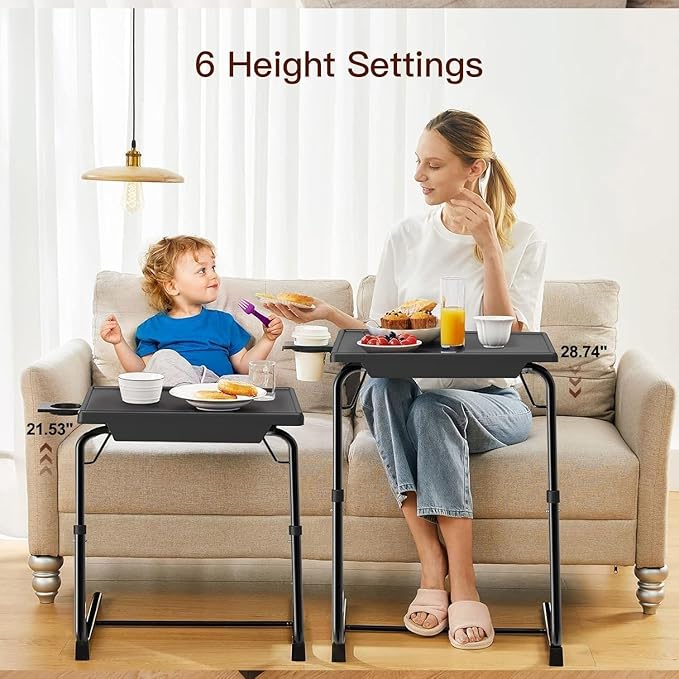 Adjustable TV Tray Table