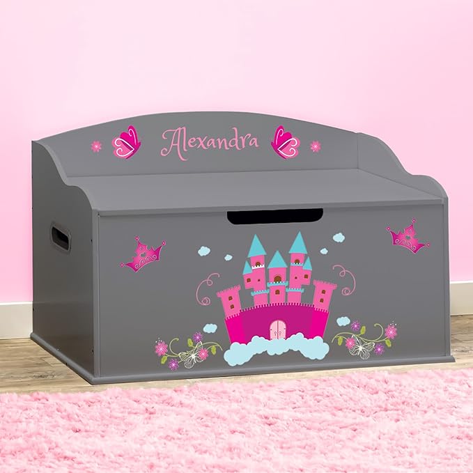 DIBSIES Personalized Creative Wonders Toy Box, 30 x 19.25 x 18 inches,